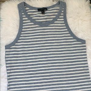 J.Crew size XS tank (blue and white stripes)